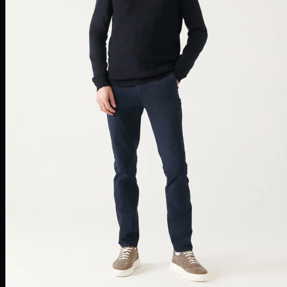 Men's Navy Blue Lacivert Slim‎ Fit Avva Jeans 33